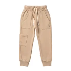 BIGBOYS - Pantalon Sudadera Biggest Beige Niño