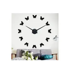 GENERICO - Reloj de Pared con Mariposas zh017- 120cm