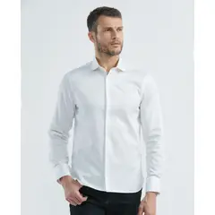 CHEVIGNON - Camisa Manga Larga Entallada de Twill para Hombre