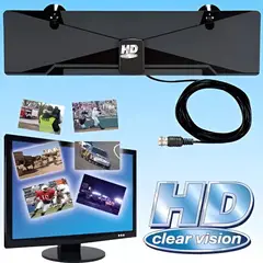 GENERICO - Antena tdt hd clear vision tv digital televisión televisor