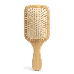 GENERICO - Cepillo De Bambú Plano Para Cabello Con Cerdas En Bambú