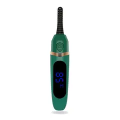 GENERICO - Rizador De Pestañas Eléctrico Digital Pantalla Led Verde