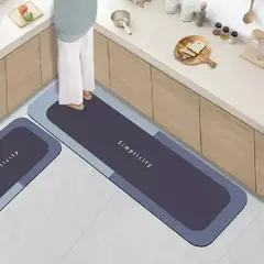 CHINA - Tapete Alfombra Cocina Absorbente Y Antideslizante Juego X2