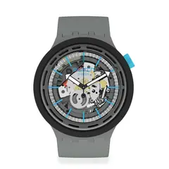 SWATCH - Relojes Unisex Easytippay!. Reloj Silicona Gris SO27M104-5300