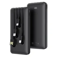 1HORA - Power Bank GAR148 10000mah Batería Portátil Negra
