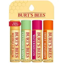 BURTS BEES - Bálsamo labial Pack x 4