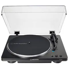 AUDIO TECHNICA - Tornamesa Automática Audio-Technica AT-LP70X de Transmisión por Correa Negro/Gris