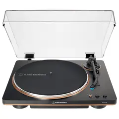 AUDIO TECHNICA - Tornamesa AT-LP70X Automática de Transmisión por Correa Audio-Technica Negro/Bronce