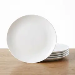 ESSENZA - Set X4 Platos Luna Round 9.5 Blanco