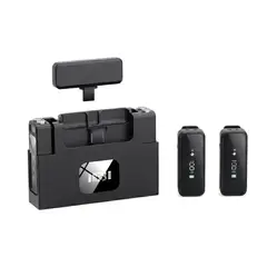 GENERICO - Micrófono Inalámbrico Dual Solapa Sag K40 Estuche De Carga