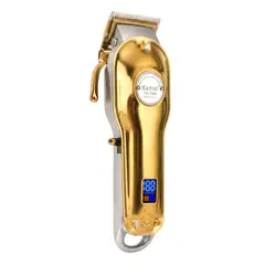KEMEI - Peluquera Km-1986 Profesional Recargable Metálica