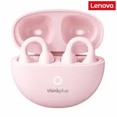 Lenovo - Audífonos Bluetooth Inalámbricos LP25 Deportivos, Diseño Clip, Micrófono Integrado, Estuche de Carga