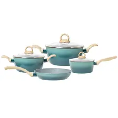 ILKO - Batería Ceramica 7 piezas Granito Degradé SEA