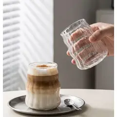 GENERICO - Vaso De Vidrio Nube Aesthetic "coffee Bar" vaso Aesthetic Para smoothies