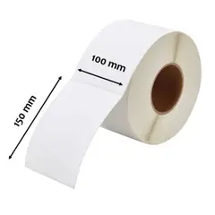 GENERICO - ROLLO ETIQUETA TERMICO DIRECTO 100X150MM( ROLLO POR 500 ETIQUETAS)