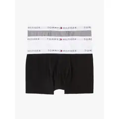 TOMMY HILFIGER - Pack blanco de 3 calzoncillos Trunk Signature