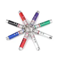 GENERICO - Mini Láser Llavero Con Luz Led Puntero Portátil Metálico