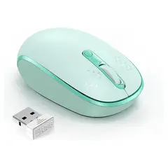 GENERICO - Mouse TECKNET inalámbrico 2.4 GHz Aguamarina