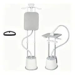 METEX - Plancha A Vapor Vertical Ropa 1800w 2 En 1 Con Tabla Soporte