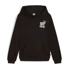 PUMA - Hoodie Original Essential Mid 90S Youth Negro Para Niño