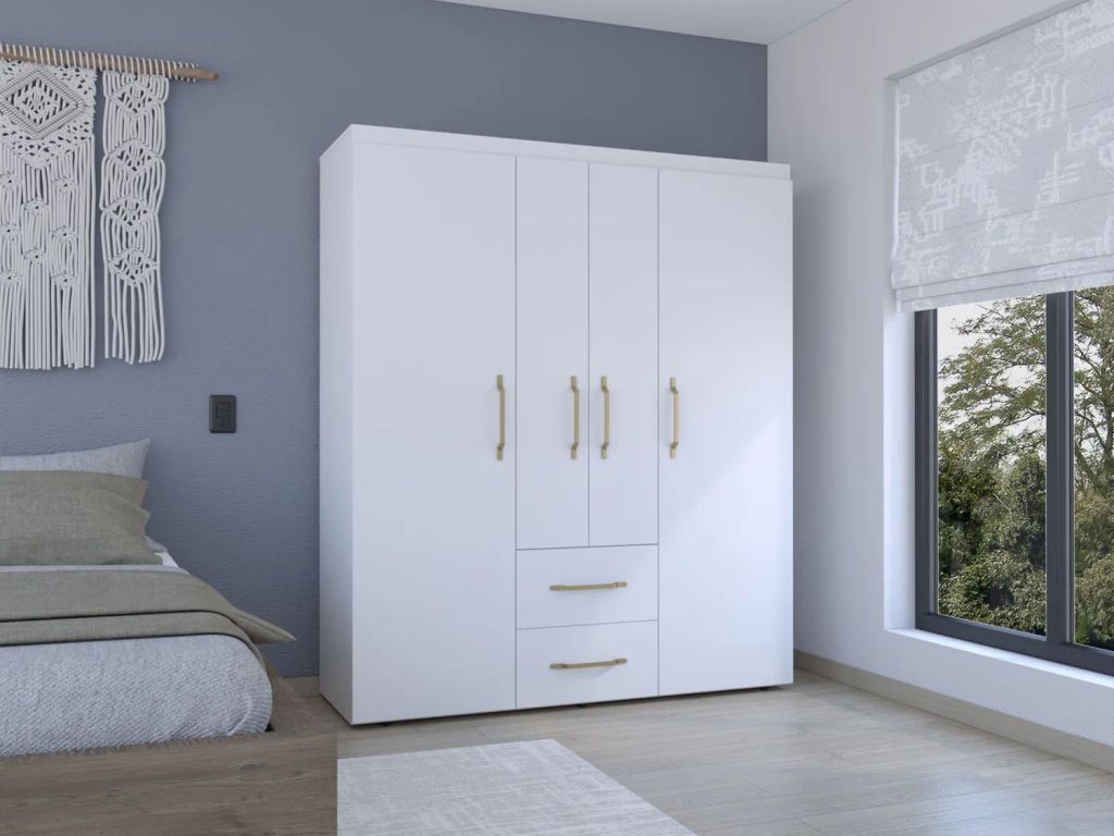 Closet Bariloche Eco Color Blanco 177.9x 150.3x50.4cm CLB 9904 RTA