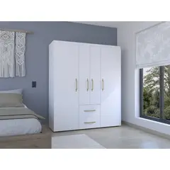 RTA MUEBLES - Closet Bariloche Eco Color Blanco 177.9x 150.3x50.4cm CLB 9904 RTA