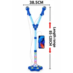GENERICO - JUGUETE DIVERTIDO PARA NIÑOS/ MICROFONO CON LUCES.