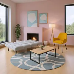 VENECIA - Juego De Sala Con Sofa Cama Nivala Poltrona Noruega Mesa Damasco