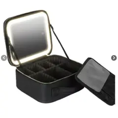 GENERICO - EstEstuche De Maquillaje Con Espejo Luz Led Cosmetiquera