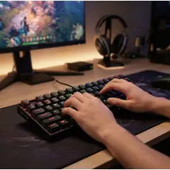 REDRAGON - Teclado Kumara K552rgb-m Mecánico Rgb