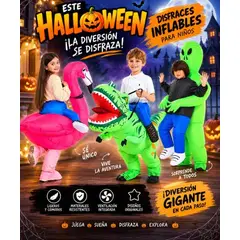 GENERICO - Disfraz Inflable De Halloween Para Niños DE 10 A 15 AÑOS