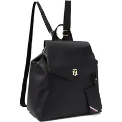 TOMMY HILFIGER - Morral negro con solapa