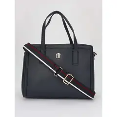 TOMMY HILFIGER - Bolso azul satchel