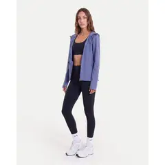 ATMOS - Chaqueta Deportiva Hoodie Básica Para Mujer Azul