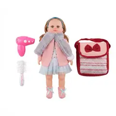 GENERICO - Muñeca De Moda Con Accesorios De Belleza Y Bolso Para Niñas