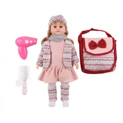 GENERICO - Muñeca De Moda Con Accesorios De Belleza Y Bolso Para Niñas
