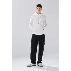 KOAJ - Buzo infaltables con capota unicolor y bolsillo delante Hombre