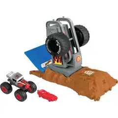 MATTEL - Hot Wheels Monster Trucks Arena Desafío De Presión De Neumáticos