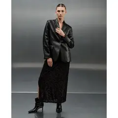 ESPRIT - Blazer para mujer acabado brillante Formal