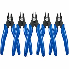 GENERICO - Kit de alicates de corte diagonal Genérico modelo 170 azul 5 piezas