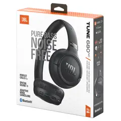 JBL - Audifonos Tune 680NC (Bluetooth) Negro