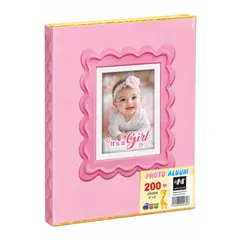 GENERICO - Álbum Para Bebé Niño 200 Fotos De 10 X 15 Cm Rosa