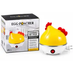 GENERICO - Cocedor Eléctrico de Huevos Egg Poacher – Diseño Gallina