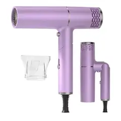 GENERAL - Secador Viajero Plegable Ionico Frio Caliente Hair Dryer 318 Lila