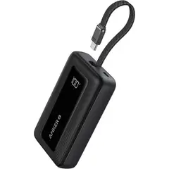 ANKER - Zolo Power Bank - 10,000mah Con Cable Usb-c Integrado Y Pantalla Digital