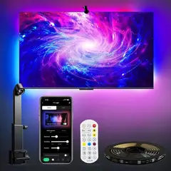 GENERICO - Cinta Tira Led Rgbic Iluminación Tv + Cámara Color 5m