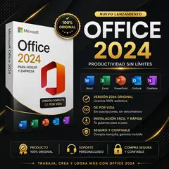 MICROSOFT - LICENCIA ORIGINAL OFFICE 2024 PRO LTSC