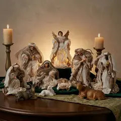 GENERICO - Pesebre Belén Imperial en Tonos Naturales