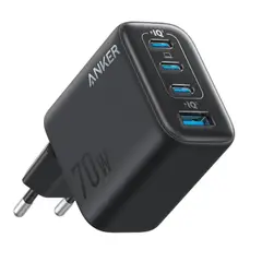 ANKER - Cargador 70W de 4 Puertos Negro A121CJ11