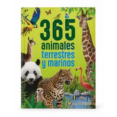 JUGANDO Y EDUCANDO - Libro Ilustrado 365 Animales Terrestres Y Marinos Para Niños
